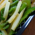 みかん主婦's cooksnap of when they made ☆簡単☆じゃがいもとピーマンの炒め物.