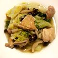 ura☆'s cooksnap of when they made 鶏もも肉と白菜のフライパン煮込み.