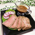 ３匹の大ぶたママ's cooksnap of when they made おもてなしに 和風簡単ローストビーフ.