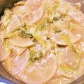 tomitomico's cooksnap of when they made 簡単‼︎大根と鶏ひき肉の味噌煮.