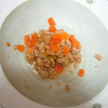 curisupin's cooksnap of when they made ＊離乳食中期＊納豆と人参の和えもの.