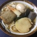 クック4JRYB3☆'s cooksnap of when they made おでんの残り汁であったか煮込みうどん.