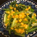 ☆puripuri☆'s cooksnap of when they made 簡単＊小松菜とコーンのバター炒め＊.