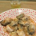 muta♪♪♪♪♪'s cooksnap of when they made 牡蠣のネギ塩ガーリックムニエル.