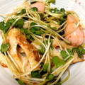 はやぴー＊'s cooksnap of when they made 竹輪とカイワレの豆板醤和え:-).