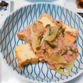 1221まゆ's cooksnap of when they made 豚ミンチと厚揚げの炒め物♪.