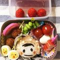makidala's cooksnap of when they made いちごちゃん姉妹のおにぎり*キャラ弁**.