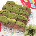 ❀あおい❀'s cooksnap of when they made 二色浮島（抹茶とココア）.