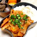 よし156's cooksnap of when they made ☆豚肉と人参と玉ねぎのケチャップ炒め☆.