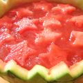 みるくぱんだ's cooksnap of when they made スイカ寒天☆クリームあんみつ.