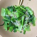 アンちゃんのお弁当's cooksnap of when they made 簡単♪小松菜とつきこんにゃくのからし和え.