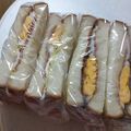 yukky☆mama's cooksnap of when they made カリカリチーズの目玉焼きサンド.
