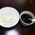 sej621's cooksnap of when they made 基本の月見団子、食べる時はみたらし団子で.