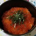 sara1213's cooksnap of when they made こぼれいくら丼♪.
