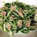 クックわんわん☆'s cooksnap of when they made ★水菜のベーコンガーリック炒め★.
