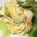 きいろいちゃん's cooksnap of when they made エビ・卵・レタスの中華炒め♪.