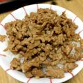 さといも。's cooksnap of when they made 簡単手抜き 豚そぼろ丼.