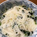 SYTミキ's cooksnap of when they made 一人暮らしに。わかめスープそうめん.