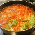 りっぽー's cooksnap of when they made 保守派の鍋奉行にも！トマト缶でトマト鍋.