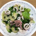 べち867's cooksnap of when they made ヤリイカとセロリの葉っぱの炒め物.