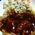 松潤LOVE♥️♥️'s cooksnap of when they made ふわふわ豆腐ハンバーグと簡単付け合わせ❤.