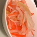 nami4123's cooksnap of when they made ✽わが家のおせち・紅白なます✽.