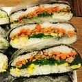 RANRAN☆らぶ's cooksnap of when they made お手軽♪ふかや野菜のビビンバおにぎらず.