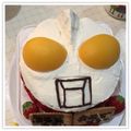 いわたまＫ's cooksnap of when they made ウルトラマンケーキ.