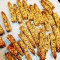 キュリあす's cooksnap of when they made 卵無し◇おからビスコッティ☆みそ＆ごま.