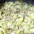 marwee's cooksnap of when they made カリフラワーと鶏肉のカレー粉炒めうますぎ.