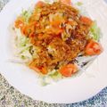 yesmama's cooksnap of when they made ツナで☆スパイシータコライス&サラダ.