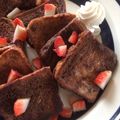 りーそー's cooksnap of when they made ココアで簡単☆チョコ味フレンチトースト.