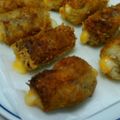 たべたべこ's cooksnap of when they made チーズin肉巻き竹輪のミラノ風カツレツ.