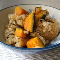NAGANO久留米's cooksnap of when they made かぼちゃと塩昆布の炊き込みご飯.
