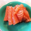 にーなんぐ's cooksnap of when they made コストコ　サーモンで昆布締め.