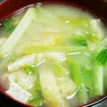 こげ岡's cooksnap of when they made うるいと薄揚げの味噌汁.