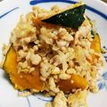 こげ岡's cooksnap of when they made 煮ませんけれど♪かぼちゃのそぼろ煮.