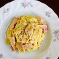 くーちなし's cooksnap of when they made 豆乳で☆簡単カルボナーラ.