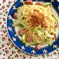 ふたごゆき's cooksnap of when they made アスパラの鶏ガラスープで簡単パスタ.