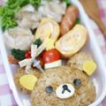 milk✿✿'s cooksnap of when they made クマちゃんのクリスマス弁当（キャラ弁）.