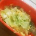 東方神起ゆずり's cooksnap of when they made キャベツと卵の温野菜サラダ.