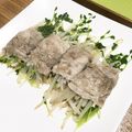 ☆あいちゃん's cooksnap of when they made レンジで簡単！豚肉の豆苗&もやし巻き♪.