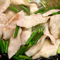 ゆりりN's cooksnap of when they made 豚とろとにんにくの芽の塩だれ炒め.