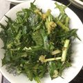 クックAM4NH0☆'s cooksnap of when they made 簡単！やみつき水菜サラダ☆.