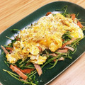 ♪USAGI♪'s cooksnap of when they made ■豆苗とハムの卵炒め■.