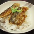 fuminko☆'s cooksnap of when they made 海鮮！秋刀魚の蒲焼き丼.
