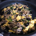すみれ１９３'s cooksnap of when they made 青椒肉絲の素で♡きくらげと豚コマの卵炒め.