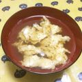 いお。's cooksnap of when they made 【超簡単】卵のお吸い物風汁【約5分】.