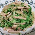 ラテ柴's cooksnap of when they made 豆苗・春雨の中華風和え★.