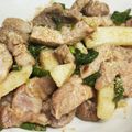 Macaw's cooksnap of when they made 豚肉と山芋のバタポン炒め.